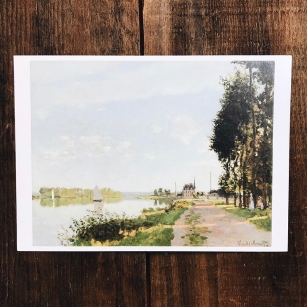 Argenteuil Postcard by Claude Monet